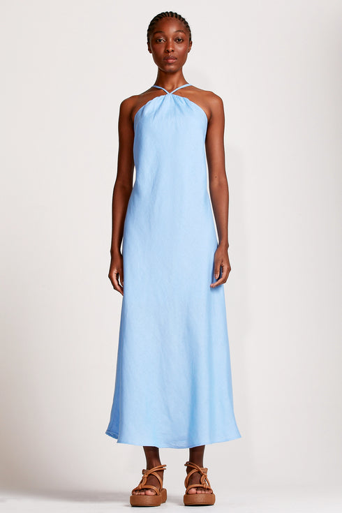 VESTIDO ALÇAS AZUL